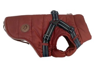 Zolux Kurtka puchowa z szelkami dla psa R.45 ceglasta