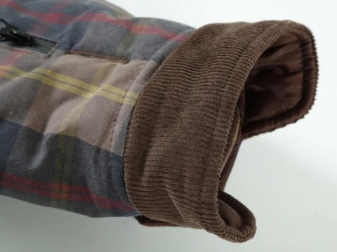 Zolux Kurtka w kratę dla psa Cheverny R.40 brązowa