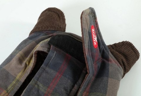 Zolux Kurtka w kratę dla psa Cheverny R.50 brązowa