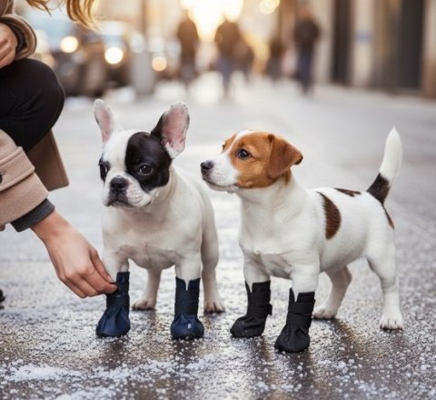 Grande Finale But Softshell na chorą łapę r.2 - 5cm czarny