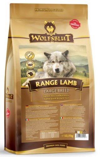 Wolfsblut Dog Range Lamb Adult Large- jagnięcina i ryż 12,5kg